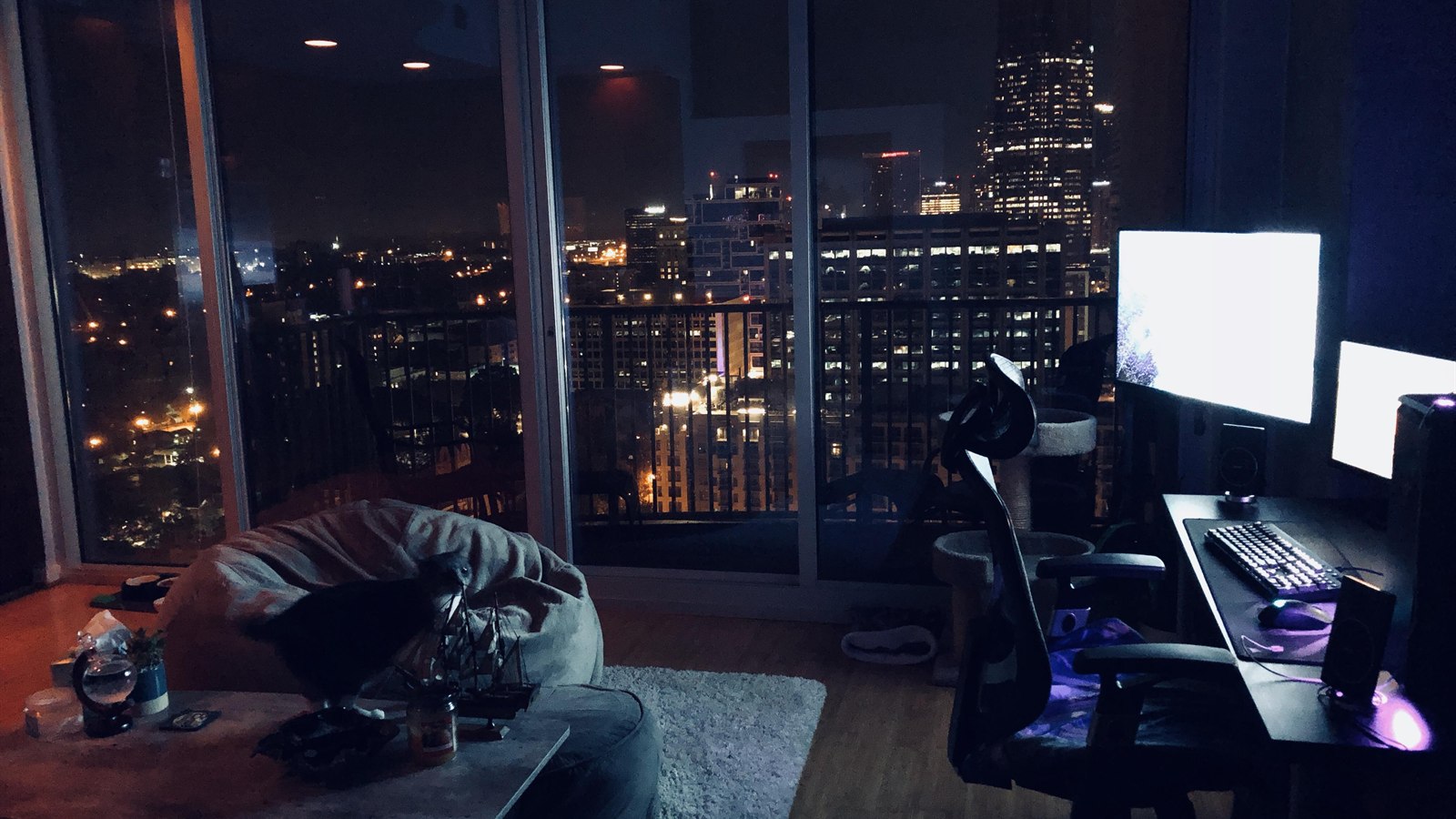 Night battlestation editorial cover